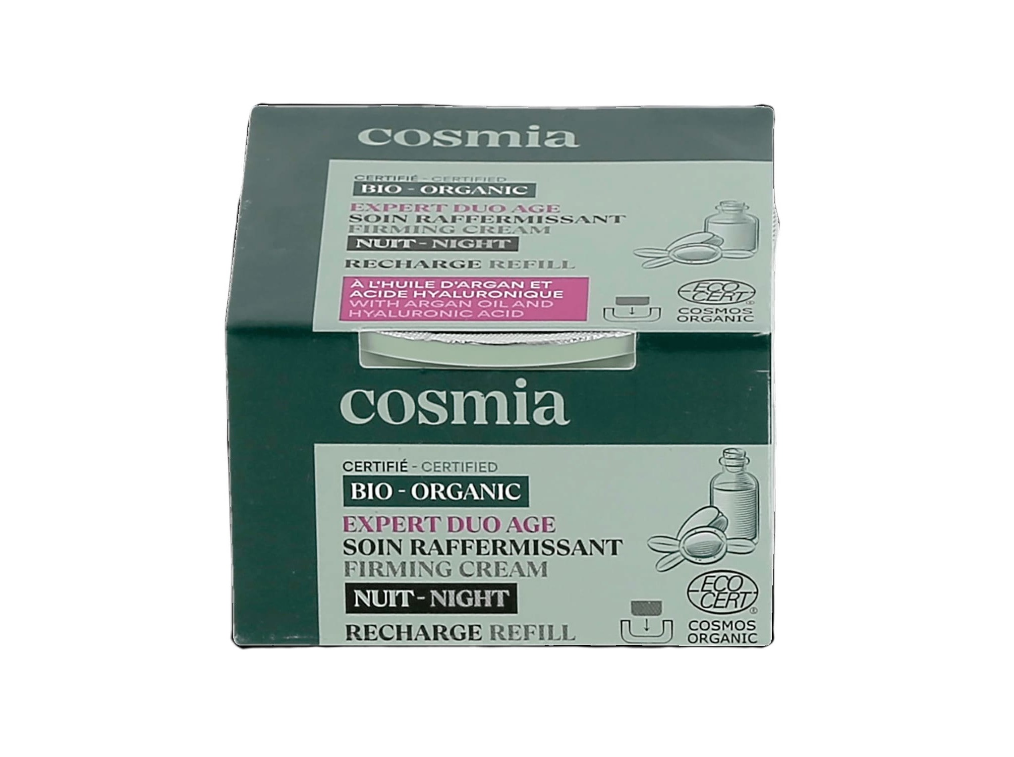 CREME ROSTO COSMIA BIO RECARGA EXPERT DUO AGE NOITE 50ML