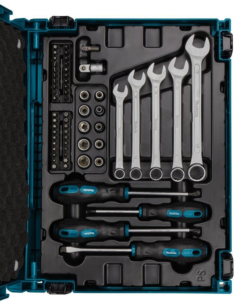 Makita E-11542 Handgereedschapset 87-delig in Mbox