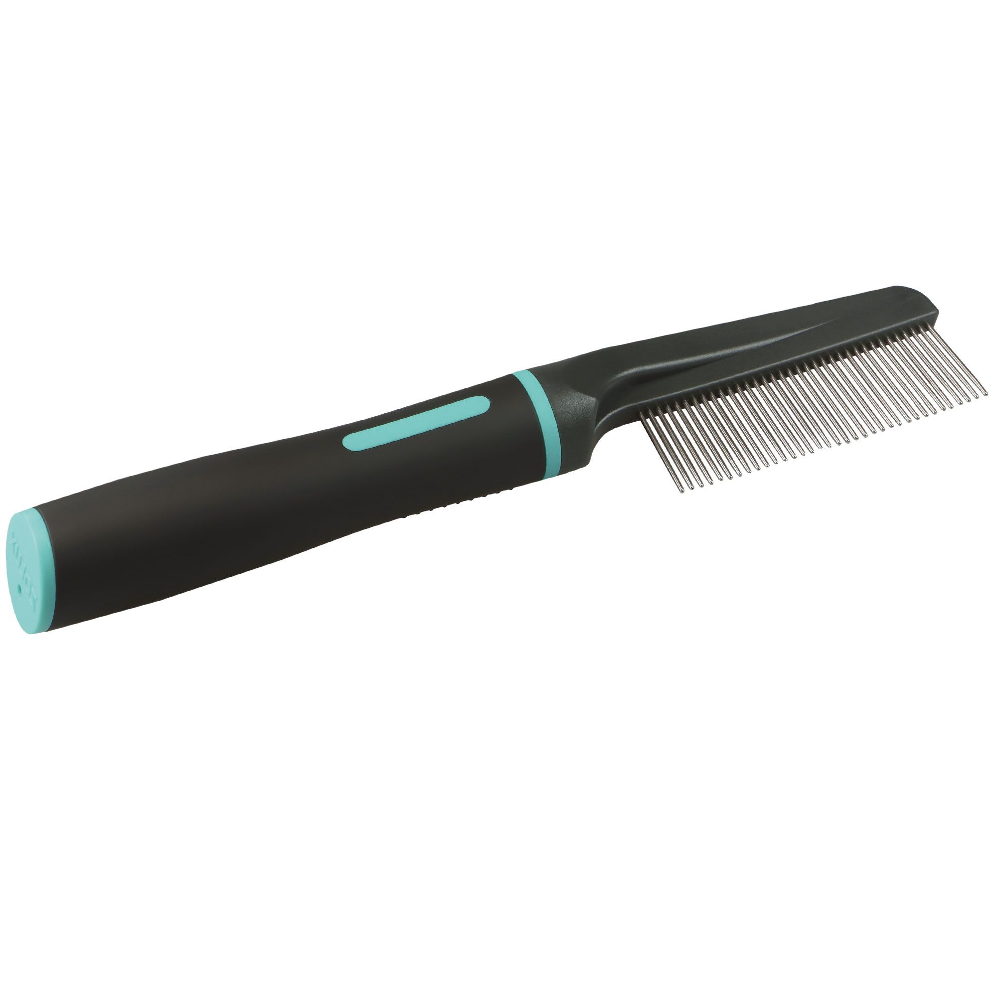 ANAH Hunde Fellkamm Universal - ergonomisch - mit Soft-Touch-Griff