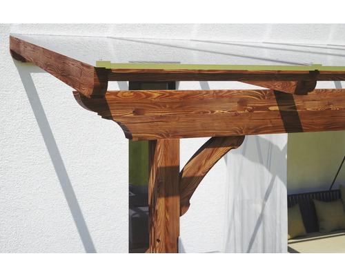 SKAN HOLZ Ravenna terrasoverkapping 434x250 cm notenhout