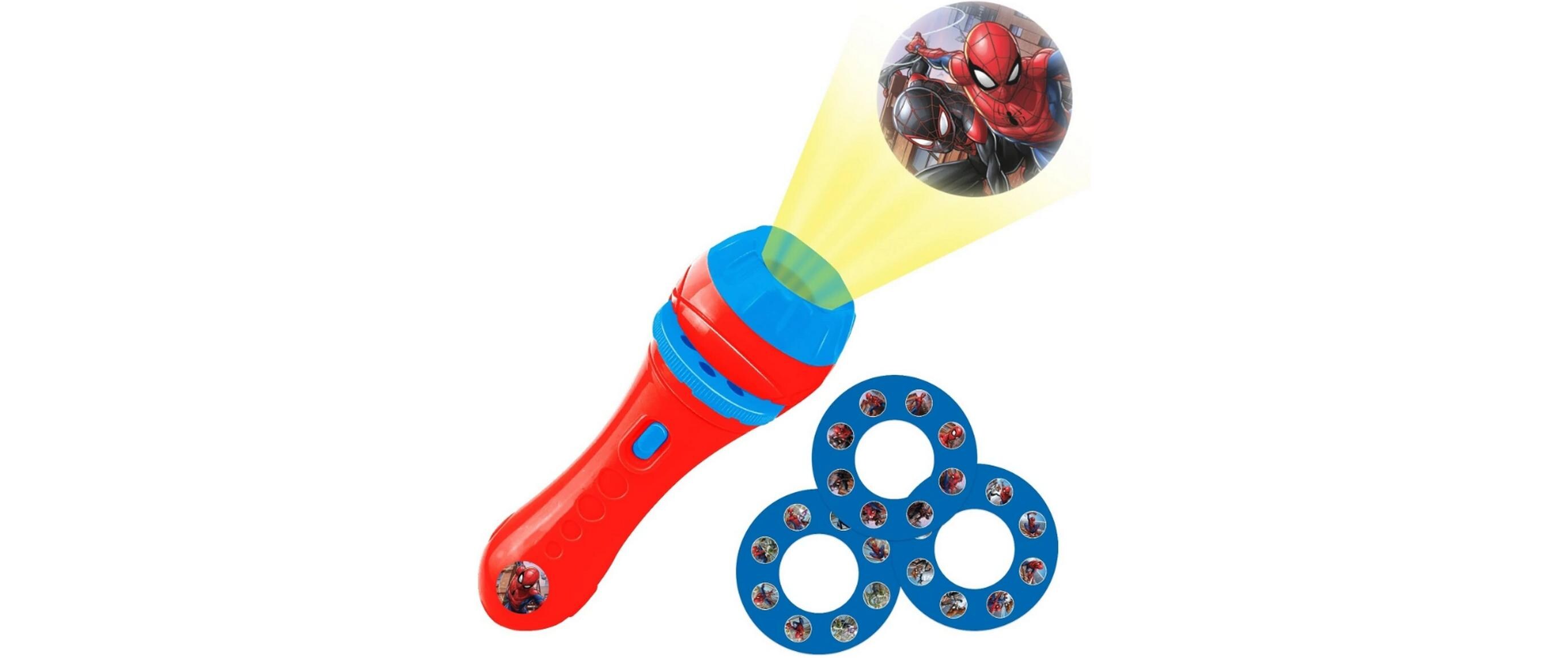 Bildprojektor Spiderman RotProjektor und Taschenlampe