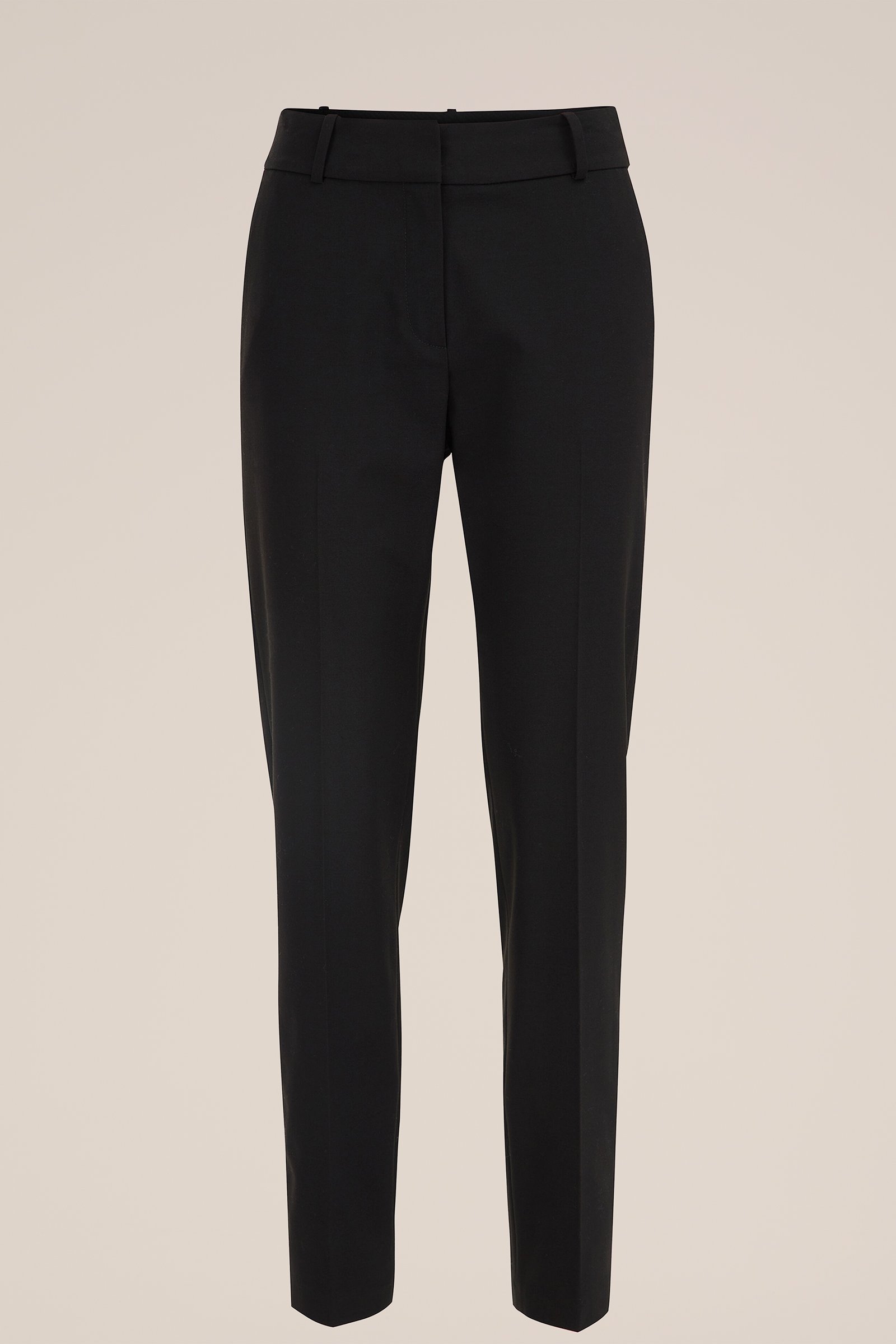 regular fit pantalon WE Studio Zwart