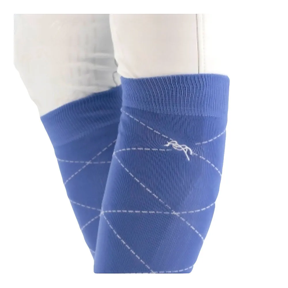 Pénélope LUXE - Chaussettes Femme bleu vintage
