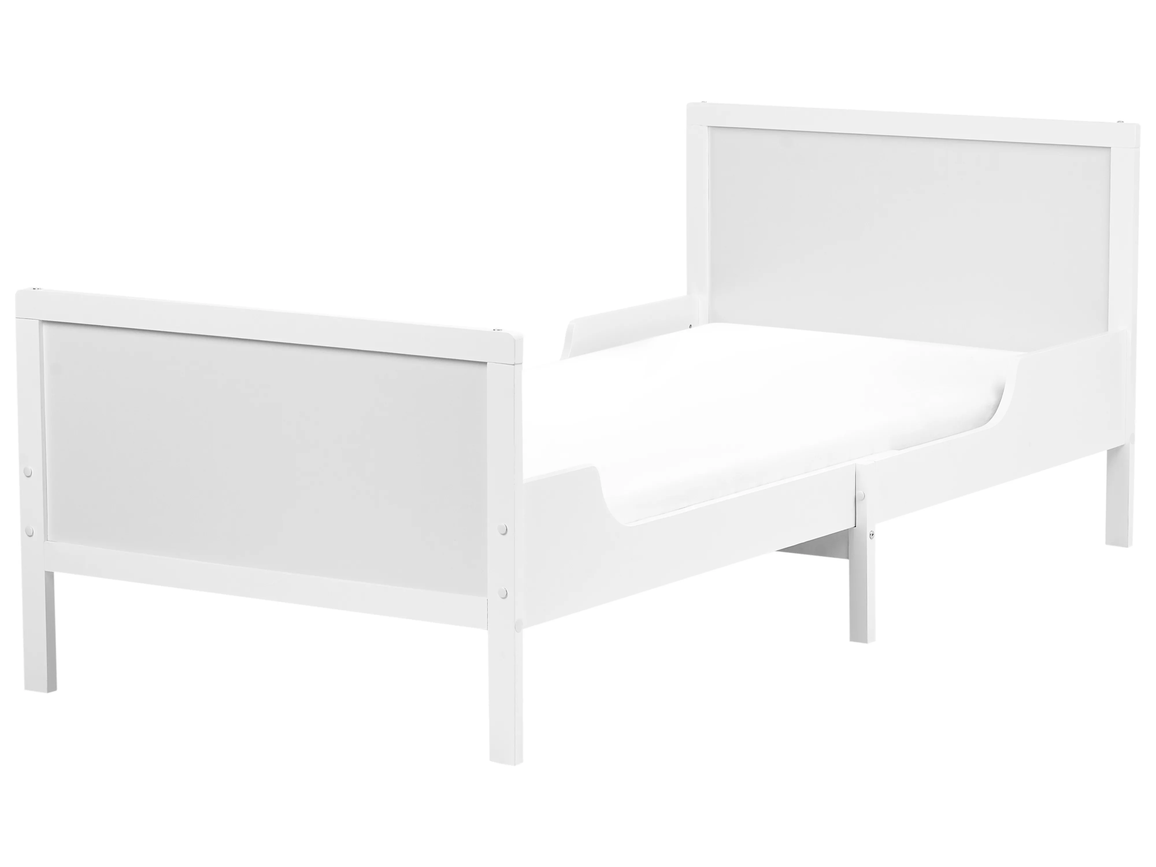 Uitschuifbaar kinderbed Dennenhout MONTIGNY 90 x 200 cm Wit