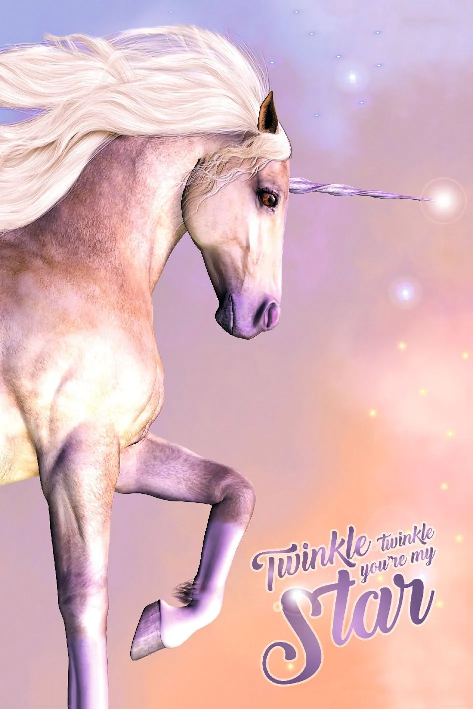 Poster Unicorn Sparkle, 61 x 91 cm