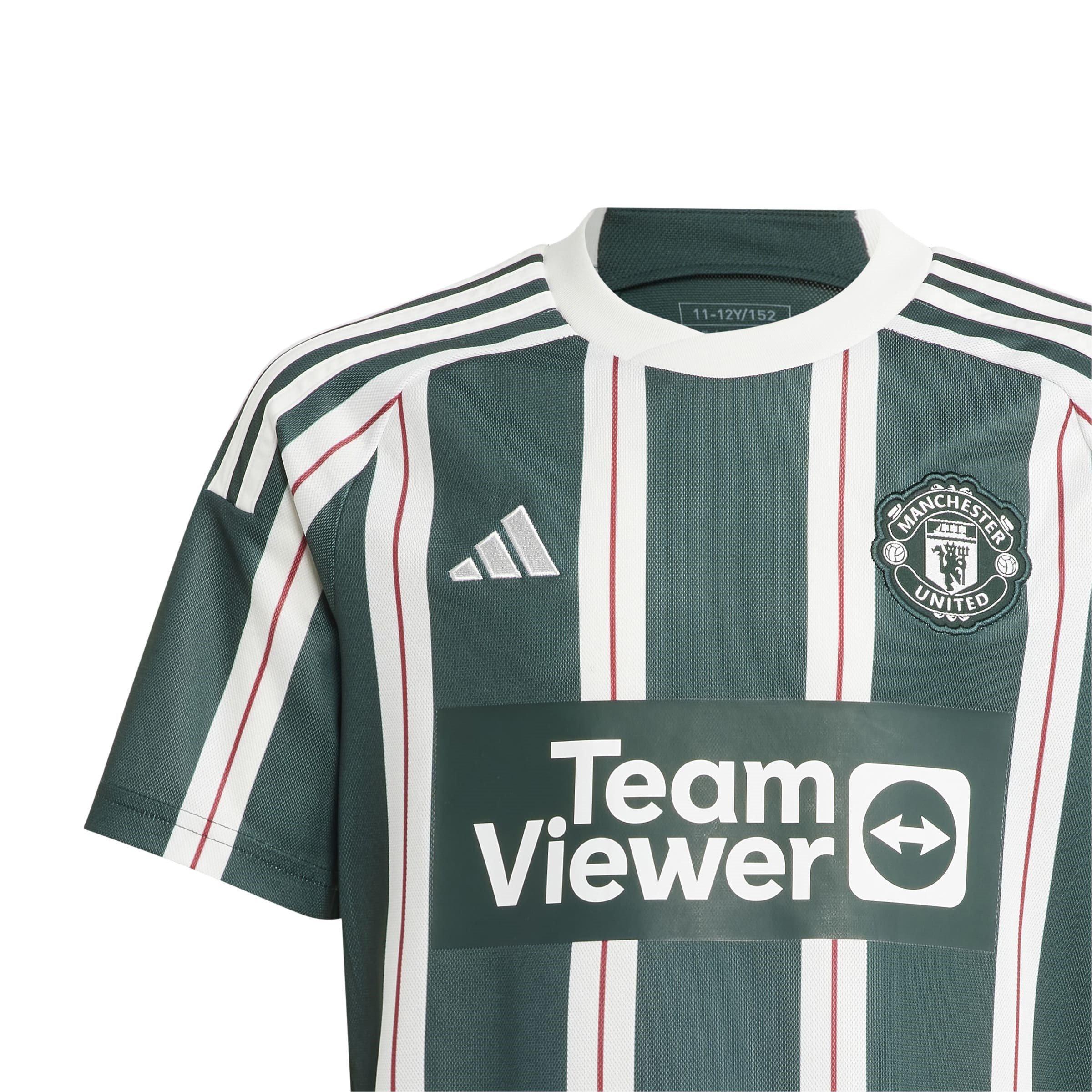 adidas Manchester United Away Shirt 2023 2024 Junior