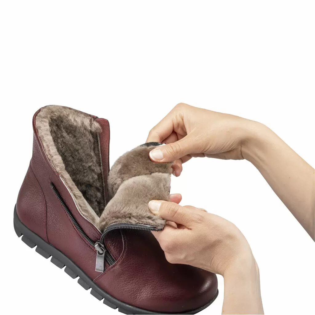 DAMEN - Stiefelette KADI weinrot