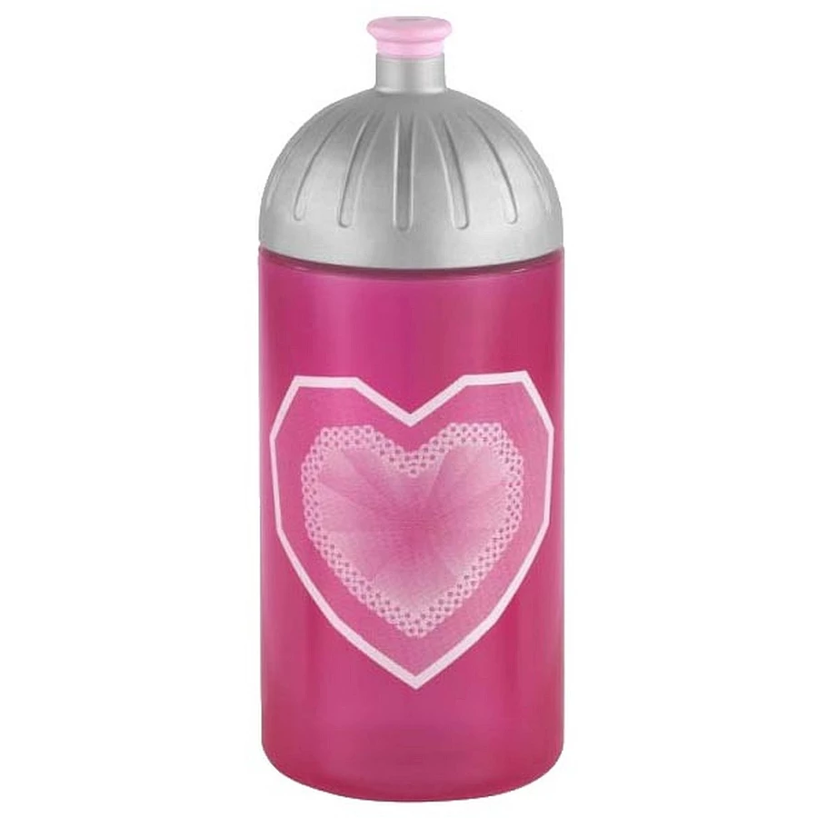 Step by Zubehör 500 ml - Trinkflasche Glitter Heart