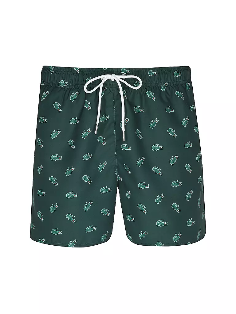 LACOSTE Badeshorts  dunkelgrün