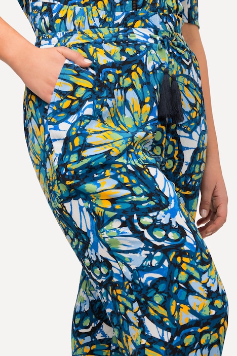Schlupfhose Rose, Schmetterlinge, Elastikbund