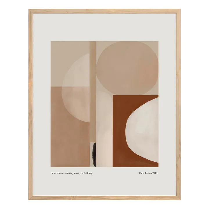 Carla Llanos Affiche Dreams Can Only Meet You Half Way