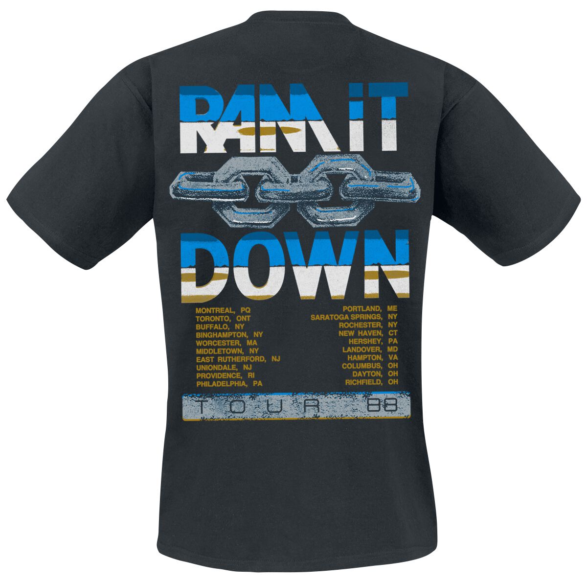 Vintage Ram It Down Tour Dates | Judas Priest T-Shirt Manches courtes