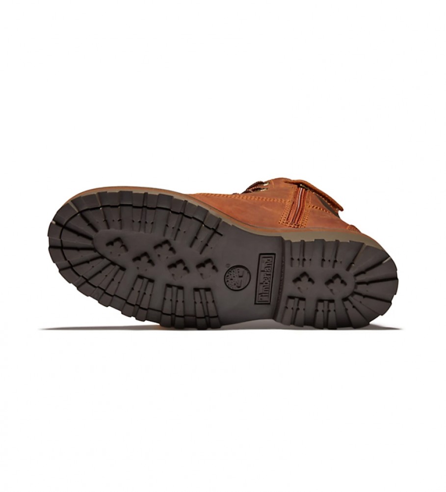 Botas Timberland Courma Kid em couro tradicional cor camelo