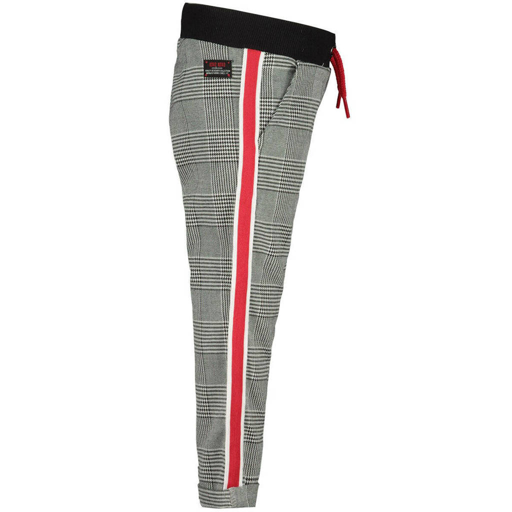 Koko Noko baby geruite broek zwart/wit/rood