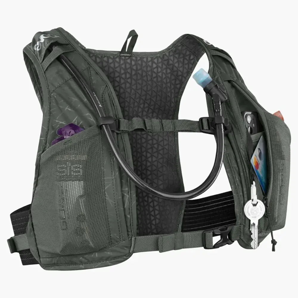 Evoc Hydro Pro 1.5L + 1.5L Bladder Hardloop Drinkrugzak Groen