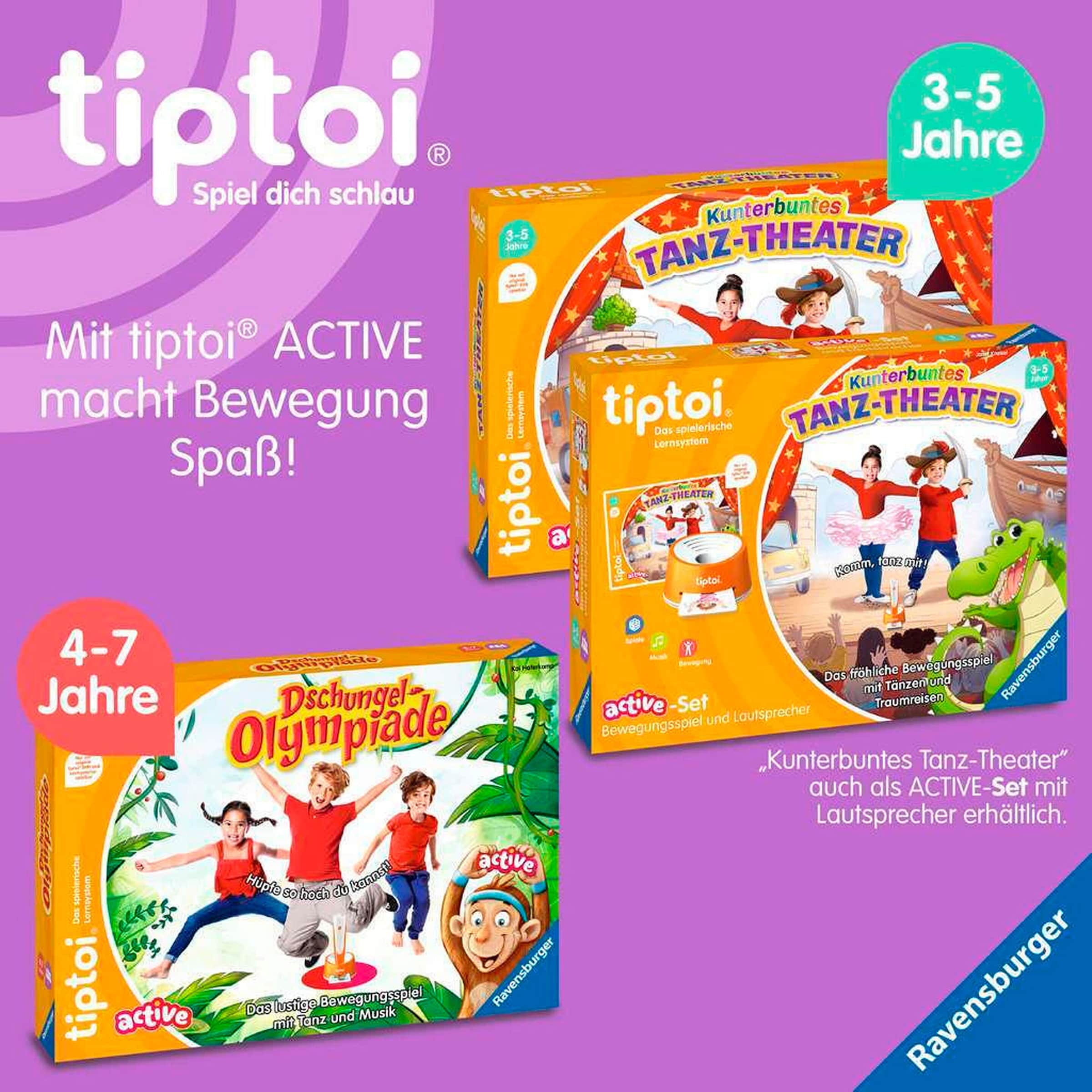 Ravensburger - TIPTOI ACTIVE Mitmach-Abenteuer