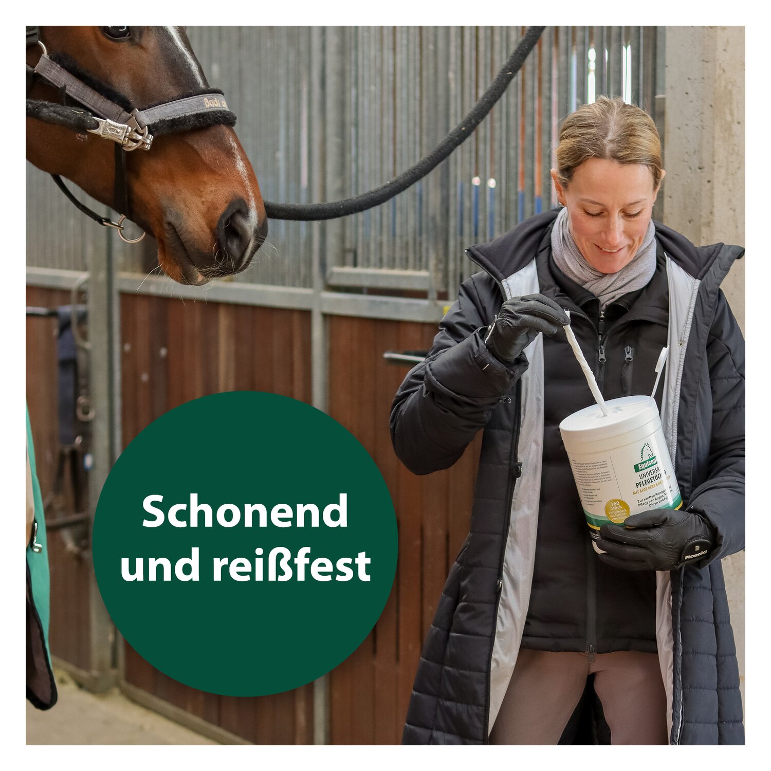 Equisept Universal Pflegetücher für Pferde  - 160 Stück