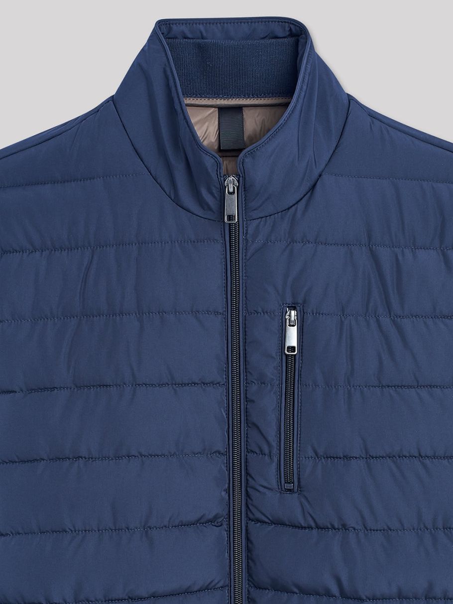 Blouson matelassé col montant