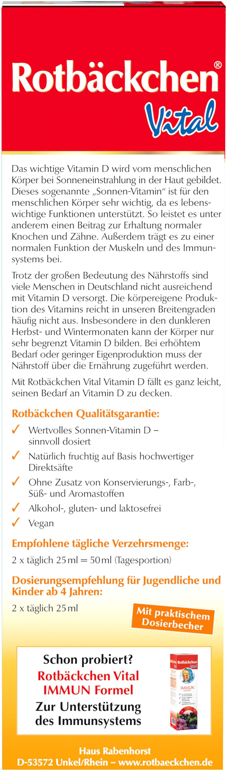 Rotbäckchen Vital Vitamin D