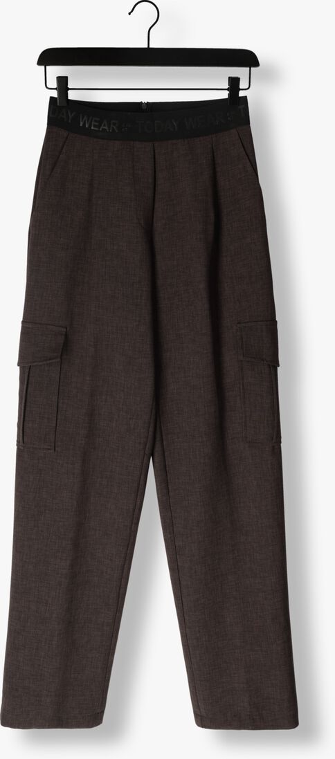 ACCESS antraciet access cargobroeken pleated cargo pants