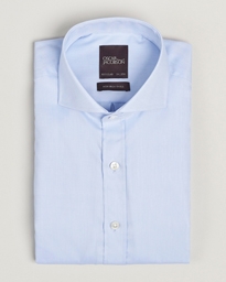 Oscar Jacobson Reg Fit Cut Away Non Iron Twill Optical White
