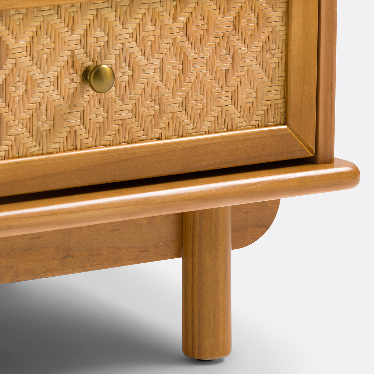 LA REDOUTE INTERIEURS<br>Cômoda em pinho maciço e rattan, Orient