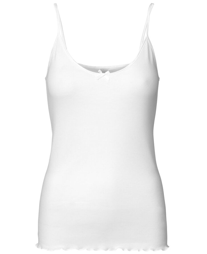 Calida Classic Light Spaghetti-Top Hvid