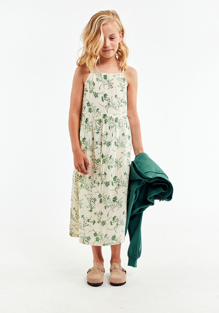 AO76 groene ao76 maxi jurk sansi green dress