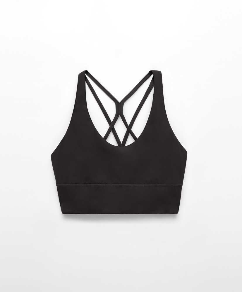 Sutiã esportivo com suporte médio para os seios.