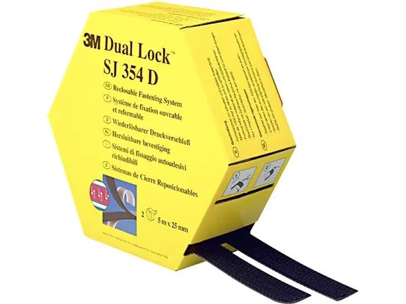 3M SJ356D, 5 m, Transparent, 25 mm, 1 stk