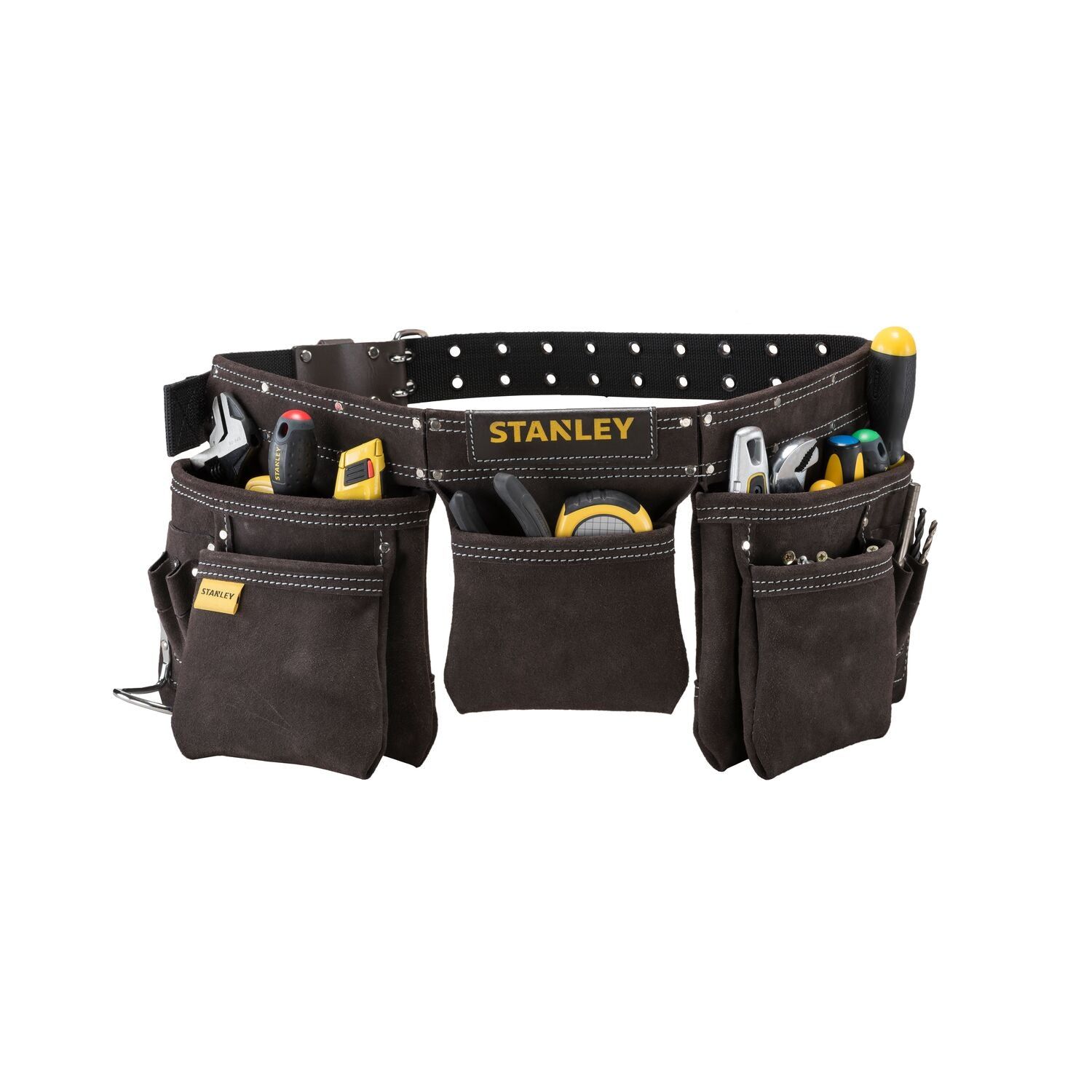 Stanley STST1-80113 Dubbele Gereedschapsgordel met Riem en Hamerhouder