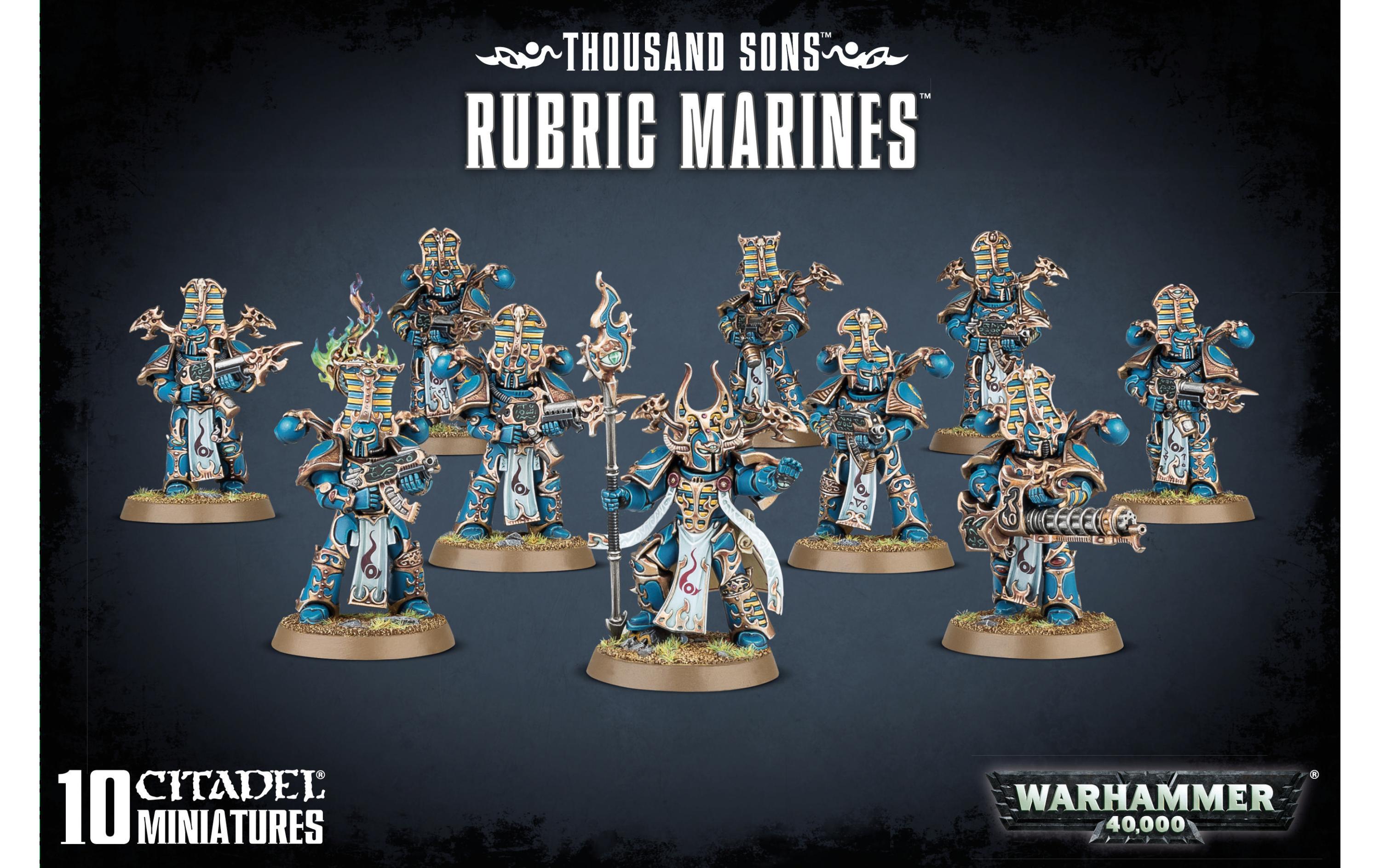 Figurenset Warhammer 40.000 Thousand Sons Rubric MarinesVerräterische Space Marines