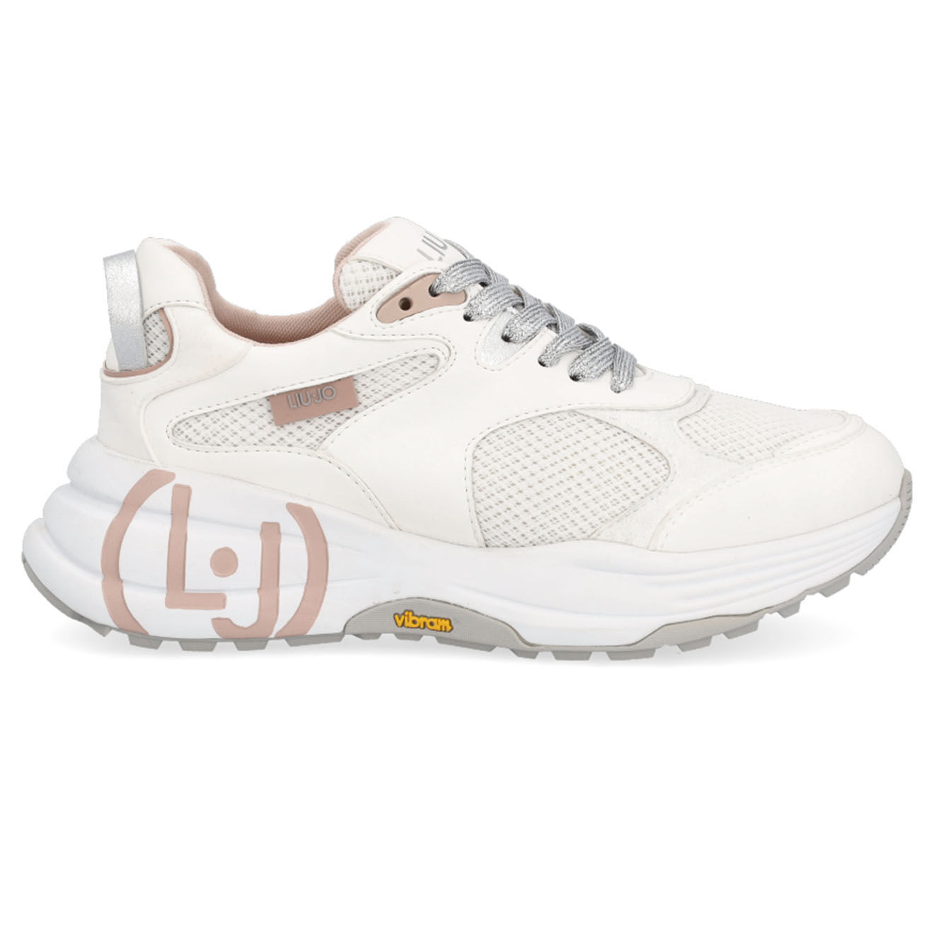 Liu-Jo Sneakers Tulisa blanc/gris/rose