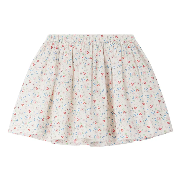 Bonpoint Jupe Fleurs Suzon | Ecru