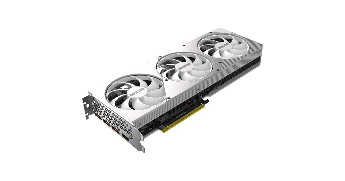 INNO3DGeForce RTX 5070 Ti X3 OC WHITE grafische kaart  (Wit, DLSS 4, 3x DisplayPort, 1x HDMI 2.1)