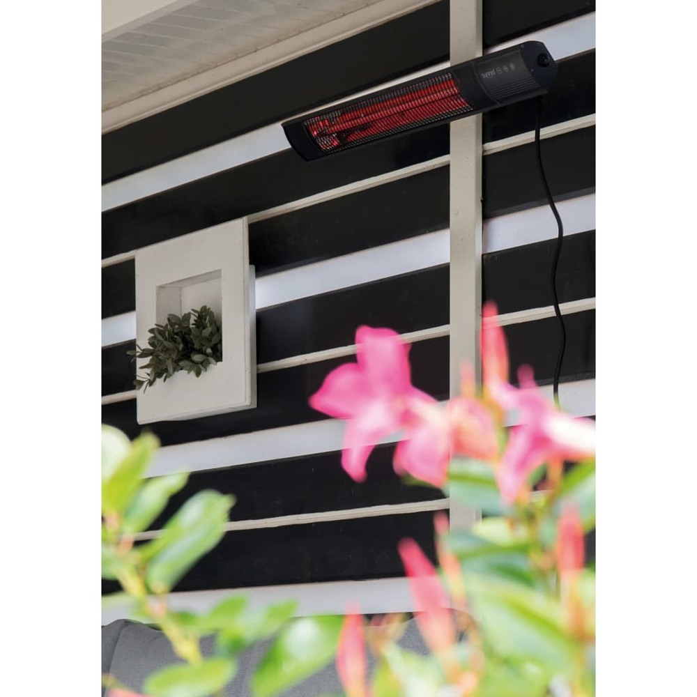 Chauffage mural royal diamond dark 2500 w carbone noir