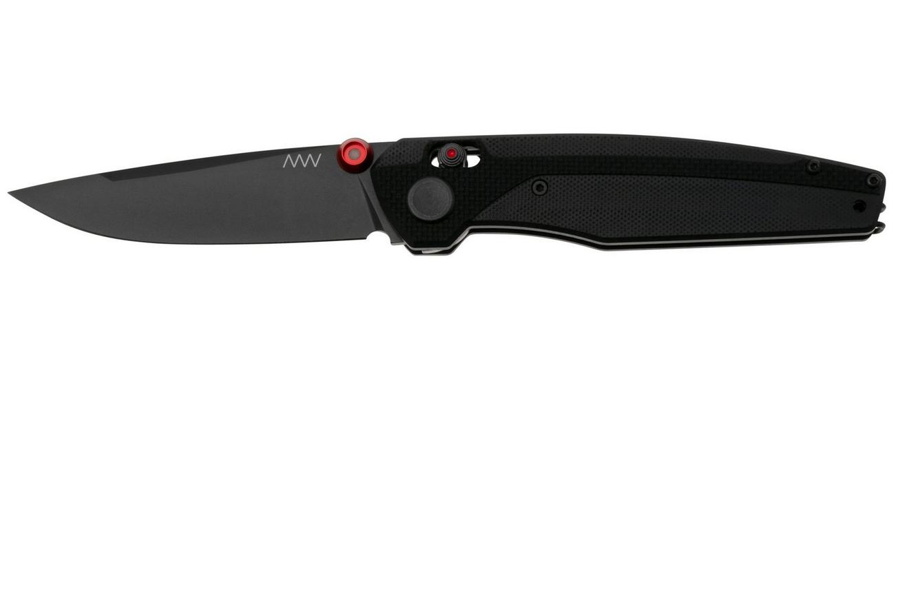 ANV A200BB, DLC Sleipner, Black G10, zakmes