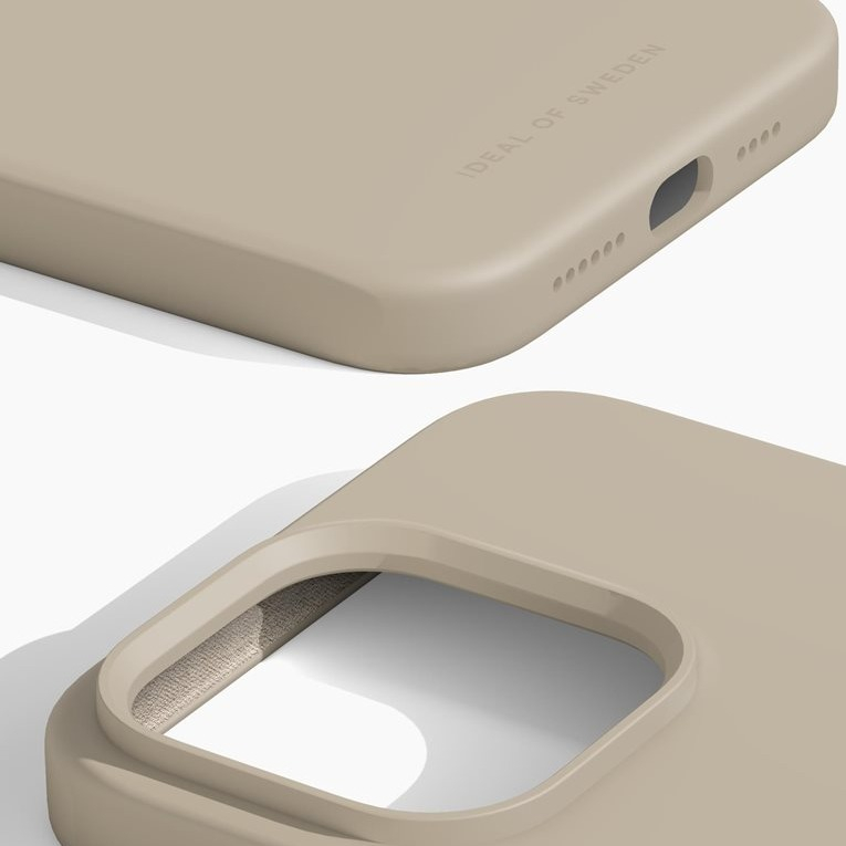 iPhone 14 Pro Max Silikon Hülle Silicone Case Recycled (IDSICSI23-I2267P-128) - Beige
