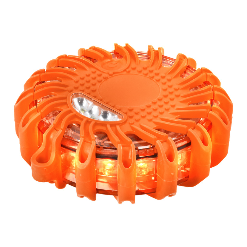 Oppladbar LED-varslingspuck IP65