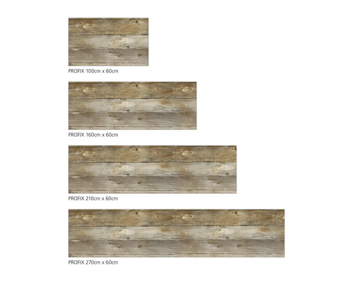 Keukenachterwand mySpotti Profix hout 100 x 60 cm PX-10060-11-HB