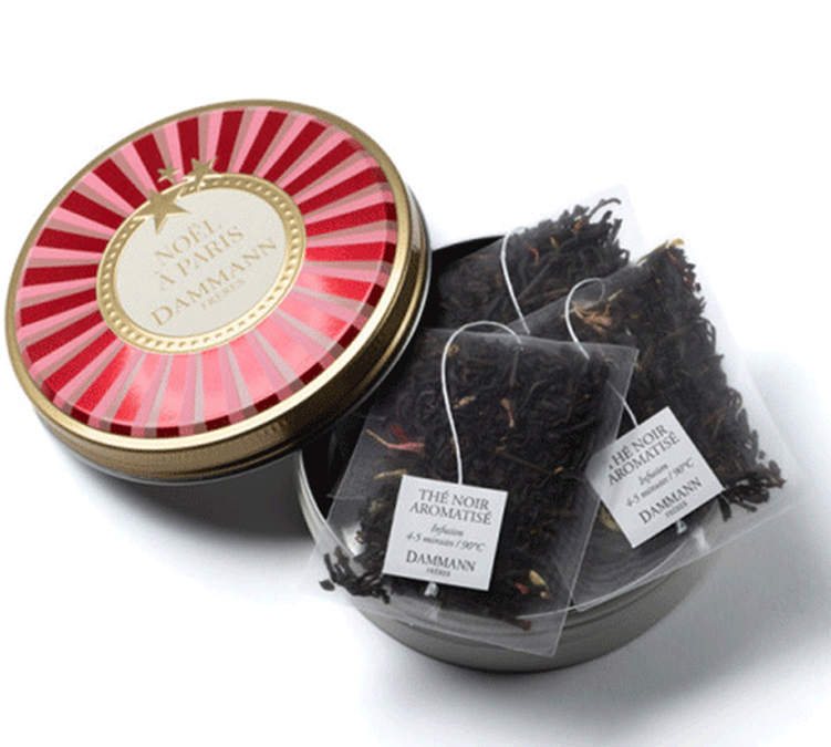 Mini boîte 6 sachets cristal - Noël à Paris - DAMMANN  FRÉRES