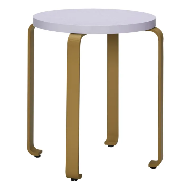 Hübsch Tabouret Smile  | Vert kaki