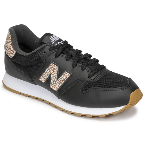 New Balance - 500 - Noir / Léopard
