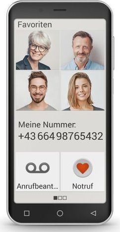 Emporia - Smart 5 Mini - Smartphone - Zwart - 64 GB - 4G