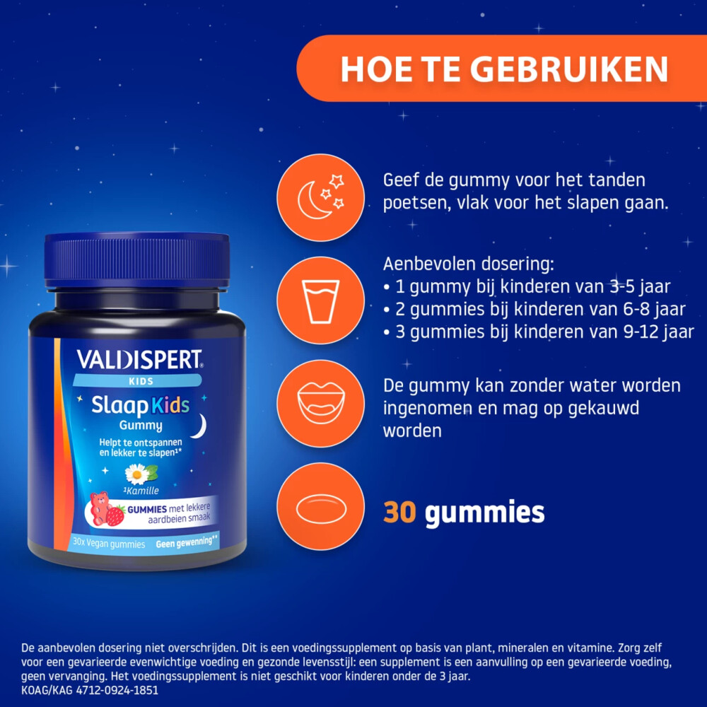Valdispert Sleep Kids Natural30 gummies