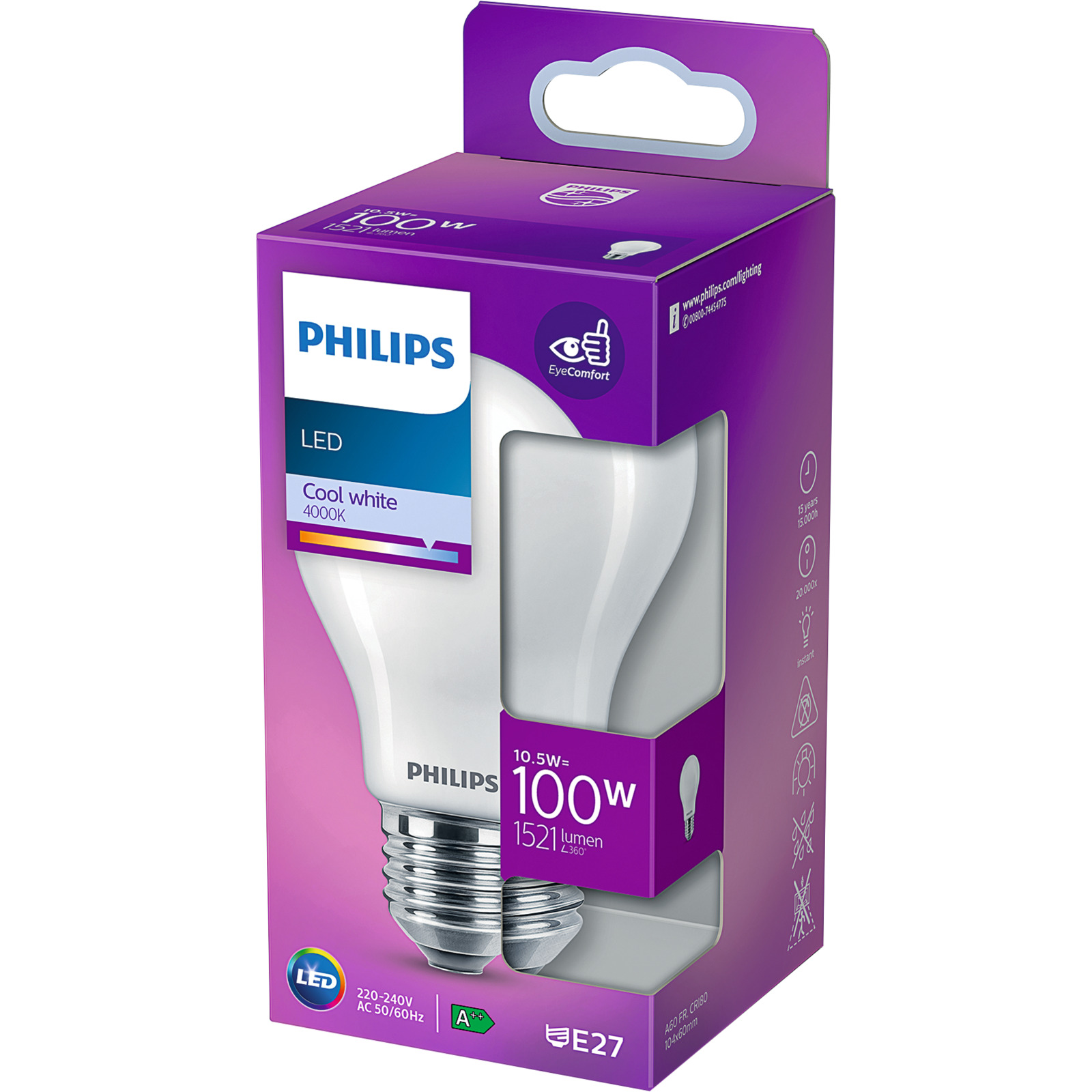 LED-LM Fila 1xE27 M A60 100W 1521Lm 4000
