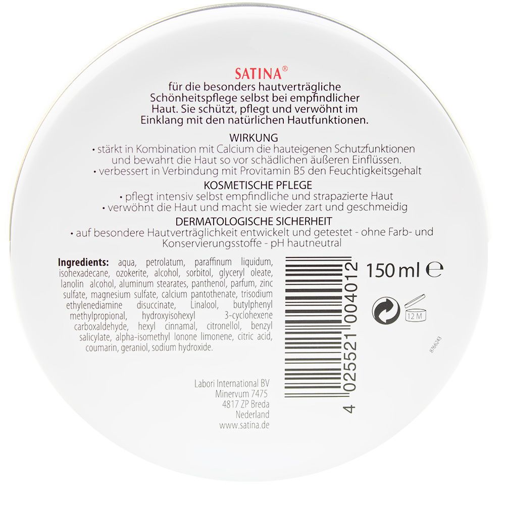 SATINA® von Sanex Creme