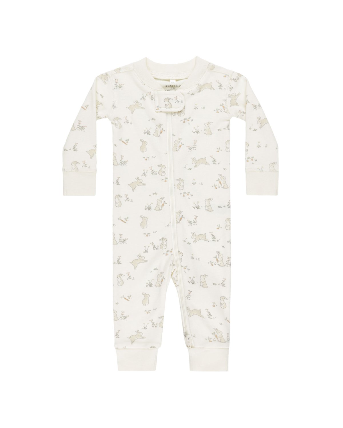 Pysj med to-veis Glidelås – 100% Øk. Bomull | Zip Longsleeve Sleeper