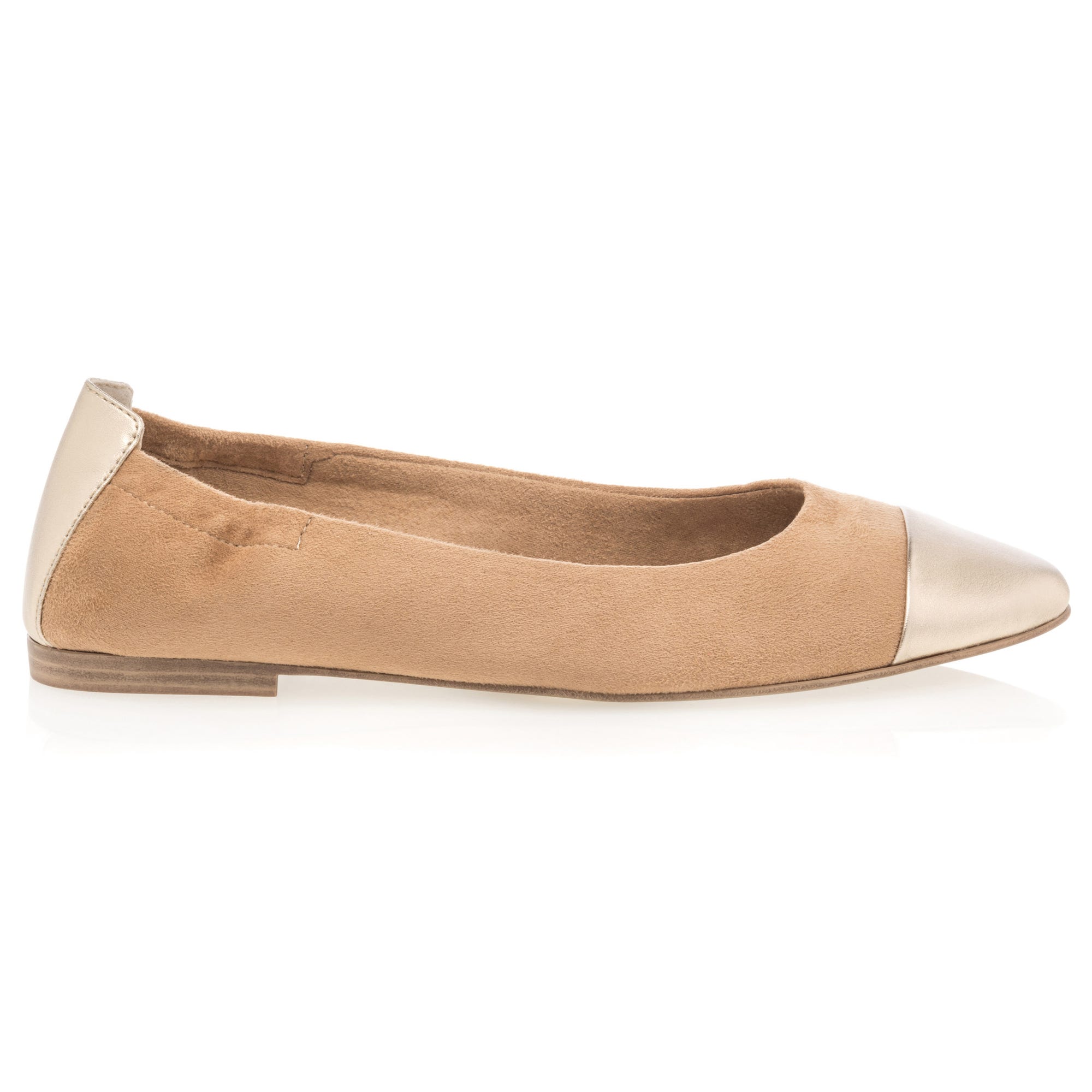 Ballerines Femme camel