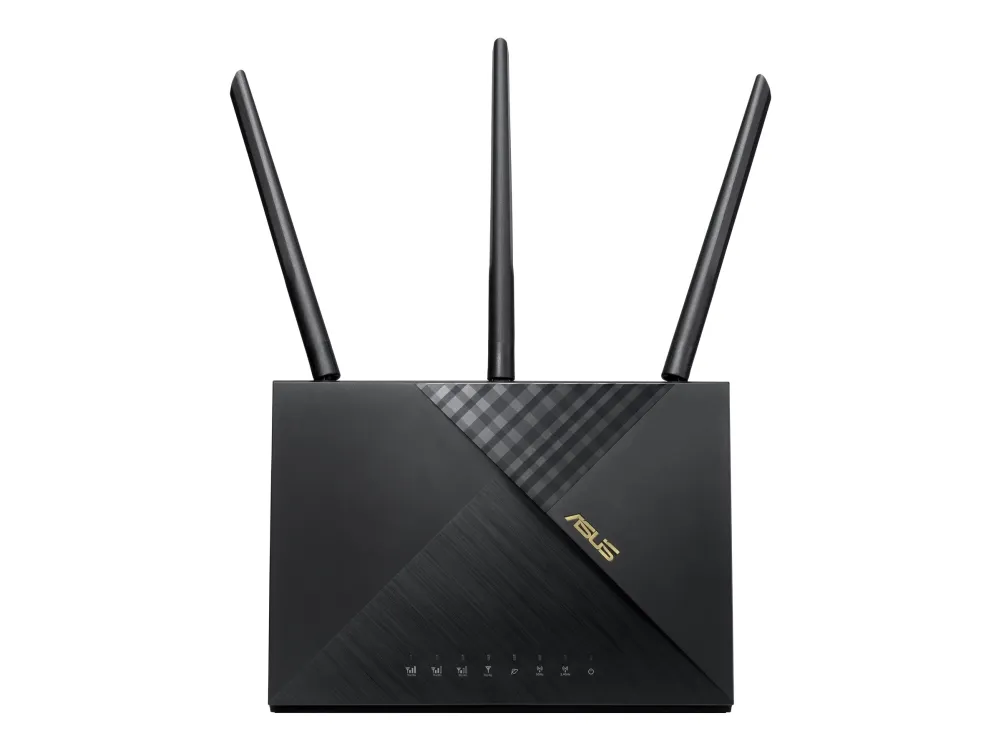 ASUS 4G-AX56 - Trådløs router - WWAN 4-port switch - 1GbE - Wi-Fi 6 - Dual Band eftersyn ikke inkluderet